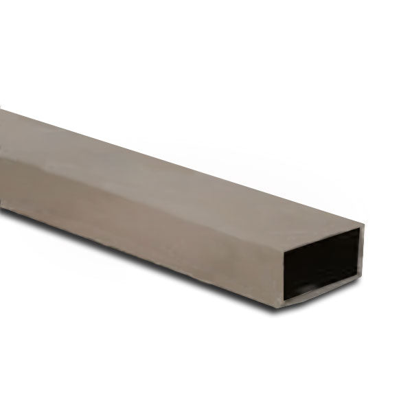 Stainless Steel Box Section 304 40mm x 20mm x 1.5mm Brushed Polished Corrosion Resistant Metal Tube for Construction & Fabrication - Linear Metre