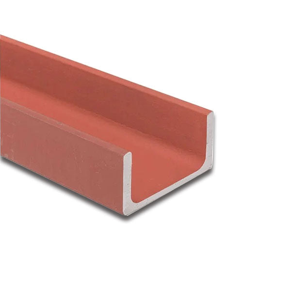 Mild Steel Channel 76mm x 38mm x 6.7mm S275JR Red Oxide Coated C-Shape Excellent Weldability & Machinability 6.7kg/M - Linear Metre