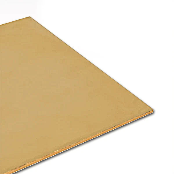 CZ108 Brass Sheet 6mm Mill Finish, Excellent Formability, Good Weldability, Fair Machinability, 51kg per Metre – Industrial Grade Brass Sheet