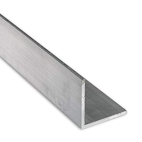 Aluminium Angle Profile Mill Finish 31.7mm x 12.7mm x 3.2mm - 6082 Alloy, Corrosion-Resistant, Fair Weldability, Structural Angle - Linear Metre