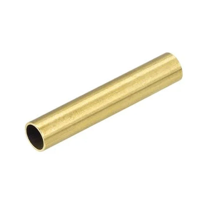 Brushed Polished Brass Tube - 50.8mm Diameter x 1.6mm Wall Thickness (CZ108 Grade) Random Lengths