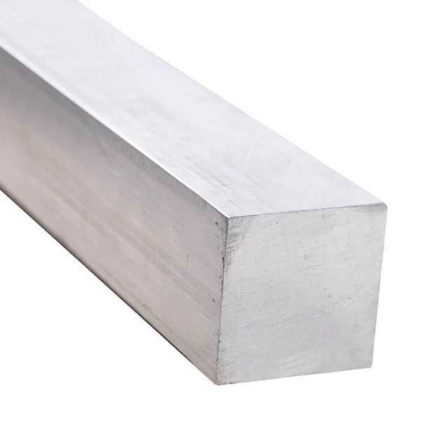 Aluminium Square Bar 9.5mm Mill Finish Grade 6082, Corrosion Resistant, Ideal for Construction & DIY Projects