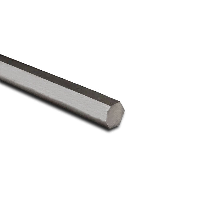 Mild Steel Hexagon Bar 10mm AF, Mill Finish, EN1A LEADED Excellent Machinability, Good Formability, Poor Weldability, Raw Surface Texture Linear Metre