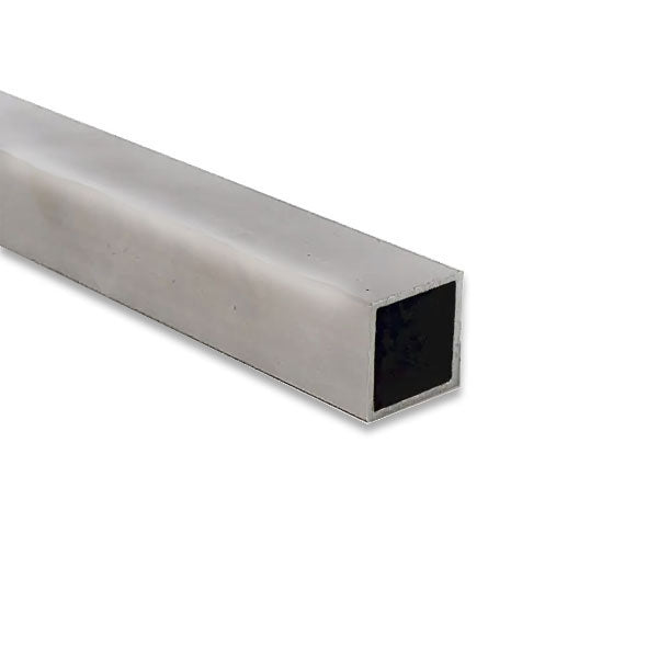 Aluminium Box Section Mill Finish 19mm x 19mm x 3.2mm Corrosion-Resistant, Fair Weldability, Ideal for Framing