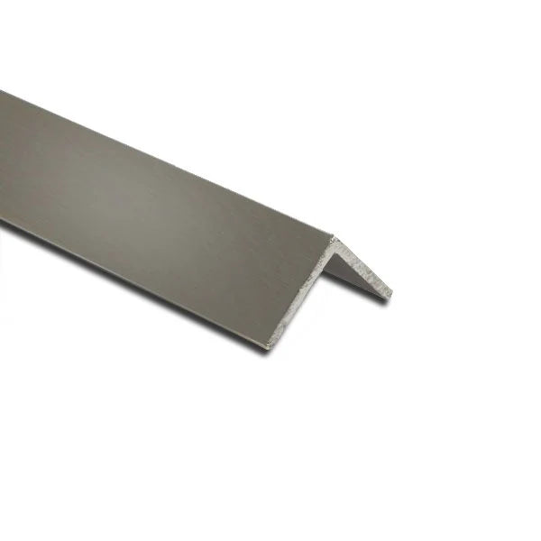 38.1mm x 25.4mm x 3.2mm Brushed Aluminium Angle – 6082 Grade, Corrosion-Resistant, Durable & Stylish, Ideal for Structural & DIY Projects