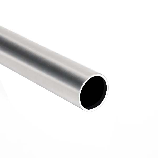 Brushed Aluminium Tube 22.2mm x 3.2mm, Polished Finish, Corrosion-Resistant, Ideal for Construction, Furniture, Automotive, Architectural