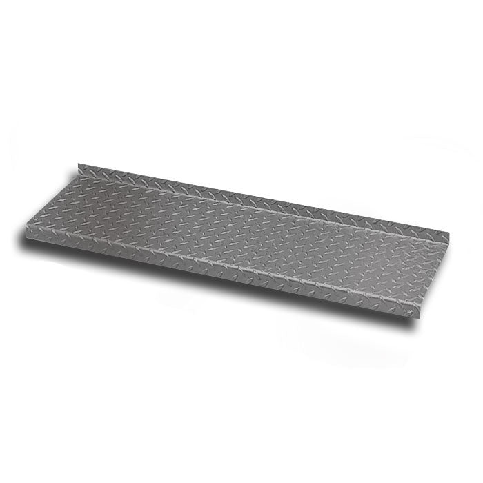 Durbar Stair Tread DDA Mill Finish 265mm x 4.5mm x 1m S275 Steel - Heavy Duty, Non-Slip Surface for Industrial Stairs, 18kg/m, Corrosion Resistant