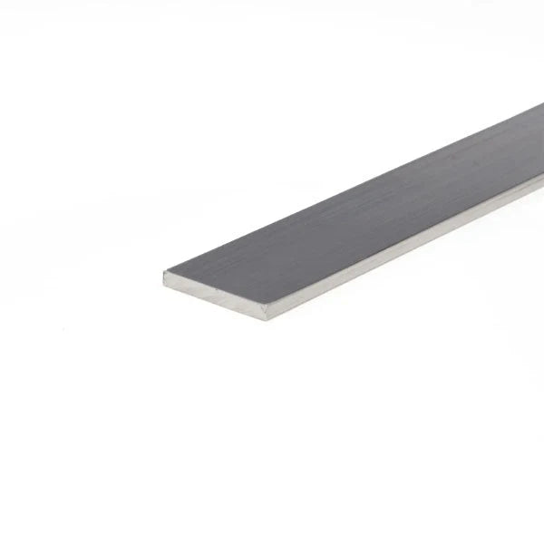 Aluminium Flat Bar 50.8mm x 15.9mm (2" x 5/8") Grade 6082 Mill Finish High Strength & Corrosion Resistance