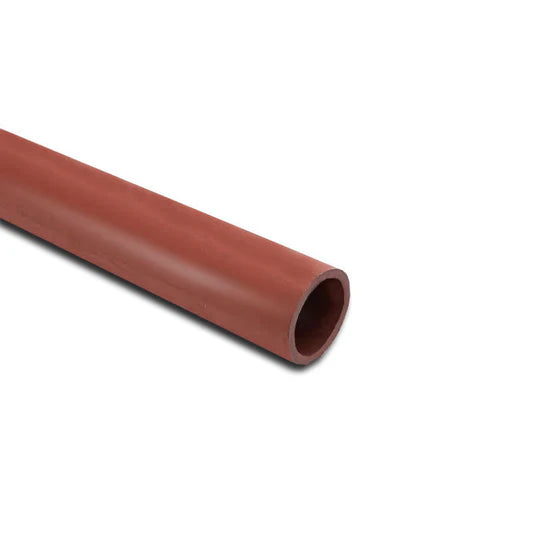 Red Oxide Mild Steel Pipe 3" (80mm) NB BS 1387, 88.9mm OD, 4mm Wall Thickness, Corrosion Resistant Tube for Fluid/Gas Transport - Linear Metre