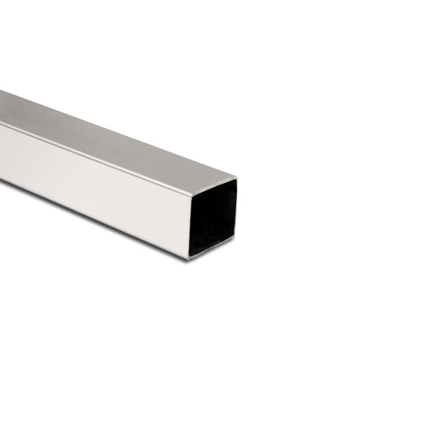 Stainless Steel Box Section 304 Bright Polished 30mm x 30mm x 2mm Weldable Corrosion Resistant Decorative Durable 1.77kg/m