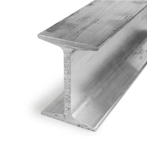 Aluminium I-Beam 76.2mm x 38.1mm x 4.8mm x 6.3mm Mill Finish - Corrosion Resistant, Ideal for Construction & Engineering