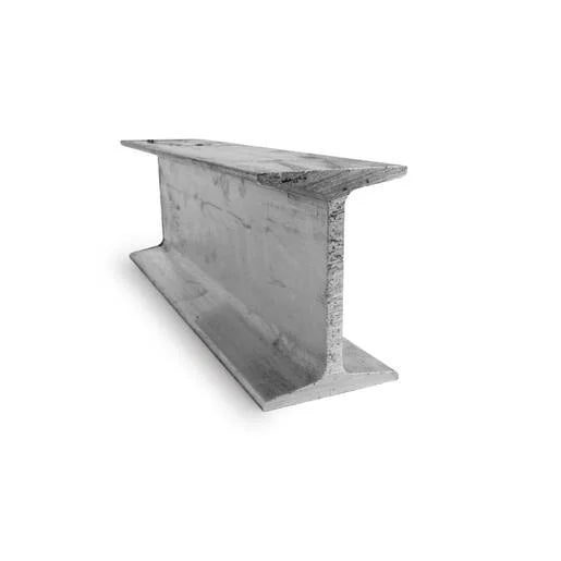 Aluminium I-Beam 203.2mm x 114.3mm x 11.1mm x 12.7mm Mill Finis High Strength Corrosion Resistant, Ideal for Construction & Engineering - Linear Metre