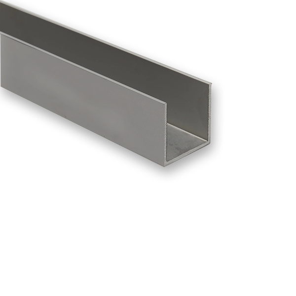 Satin Anodised Aluminium Channel 31.7mm x 31.7mm x 3.2mm 6063 Grade - Corrosion Resistant, Durable, Sleek Finish for Trim, Framing & Structural Use