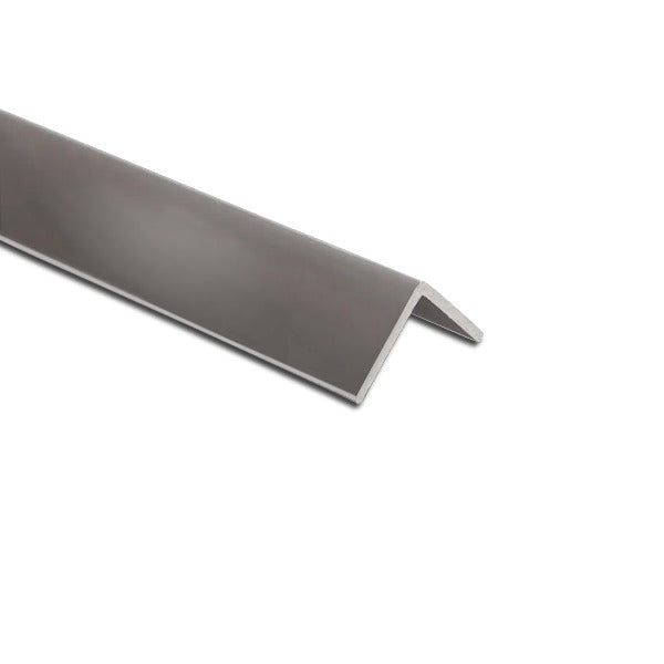 Bright Polished Aluminium Angle 31.7mm x 19mm x 3.2mm, Grade 6082, Corrosion Resistant, Lightweight, for Structural & Decorative Use