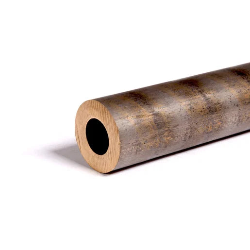 SAE 660 Bronze Tube 26mm OD x 12mm ID, Mill Finish, 6.4mm Wall Thickness, 4.06kg/m, Fair Corrosion Resistance, Poor Weldability - Linear Metre