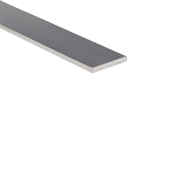 Aluminium Flat Bar 15.8mm x 9.5mm 6082 Mill Finish Corrosion Resistant Weldable - Linear Metre